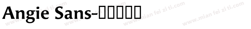 Angie Sans字体转换